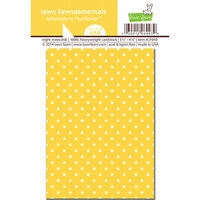 Lawn Fawn - Lawn Fawndamentals - Polka Dot Notecards - Sunflower