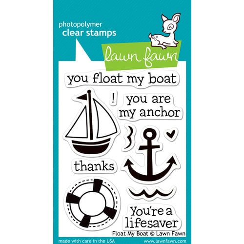 Lawn Fawn - Clear Photopolymer Stamps - Float My Boat
