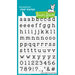 Lawn Fawn - Clear Acrylic Stamps - Clark's ABCs