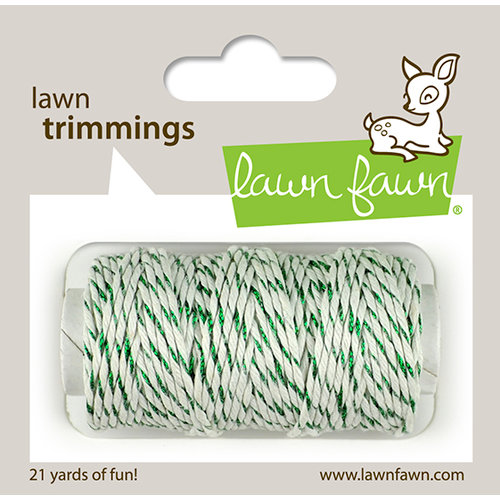 Lawn Fawn - Lawn Trimmings - Hemp Cord - Green Sparkle