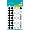 Lawn Fawn - Clear Acrylic Stamps - Argyle Backdrops