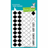 Lawn Fawn - Clear Acrylic Stamps - Argyle Backdrops