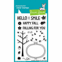 Lawn Fawn - Sweater Weather Collection - Clear Acrylic Stamps