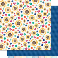 Lawn Fawn - Sweater Weather Collection - 12 x 12 Double Sided Paper - Sunny