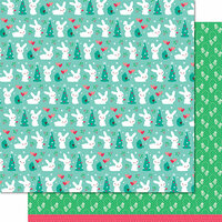 Lawn Fawn - Snow Day Collection - Christmas - 12 x 12 Double Sided Paper - Mittens