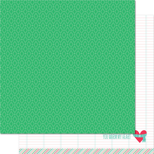 Lawn Fawn - Snow Day Collection - Christmas - 12 x 12 Double Sided Paper - Long Johns