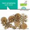 Lawn Fawn - Snow Day Collection - Christmas - Wood Veneer Pieces - Snowflake