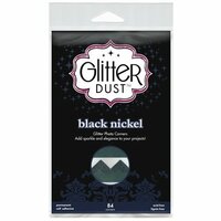 Therm O Web - Glitter Dust - Photo Corners - Black Nickel - 84 corners