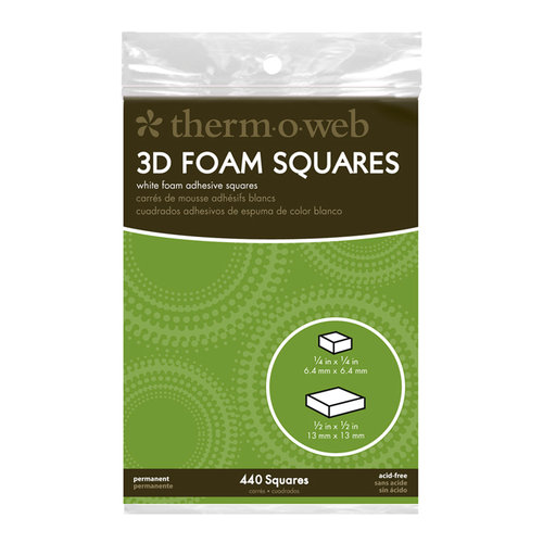 3D White Foam Squares Combo Pack