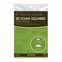 Therm O Web - Adhesive Foam Squares Combo Pack - White