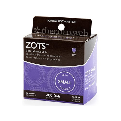 Therm O Web - Zots - Clear Adhesive Dots - Small - 300 Dots