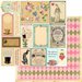 Marion Smith Designs - Mad Tea Party Collection - 12 x 12 Double Sided Paper - Cut and Create Small Ephemera