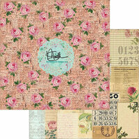 Marion Smith Designs - Garment District Collection - 12 x 12 Double Sided Paper - Blush