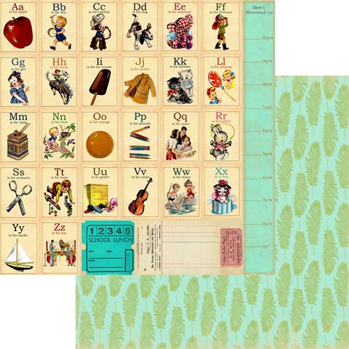 Marion Smith Designs - Never Grow Up Collection - 12 x 12 Double Sided Paper - Wild and Free