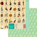 Marion Smith Designs - Never Grow Up Collection - 12 x 12 Double Sided Paper - Wild and Free