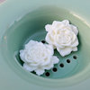 Marion Smith Designs - Resin Roses - Glossy White