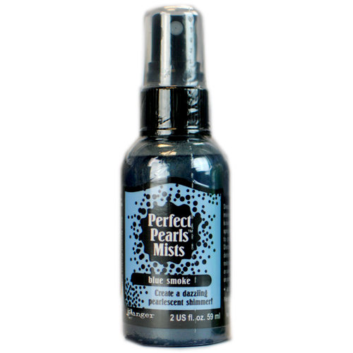 Ranger Ink - Perfect Pearls Mist - 2 Ounce Bottle - Blue Smoke