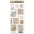 Piddix - Collage Sheet - Mixage Square Trio - Aged Parchment