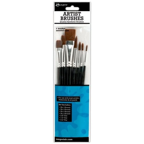 Ranger Ink - Artist Brushes - 7 Pack