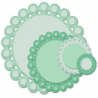 Spellbinders - Nestabilities Collection - Die Cutting and Embossing Templates - Beaded Circles