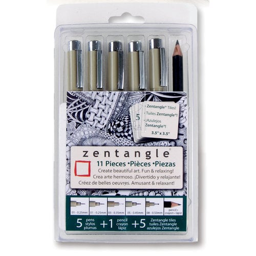 Sakura - Zentangle Pen Set - 11 Pieces