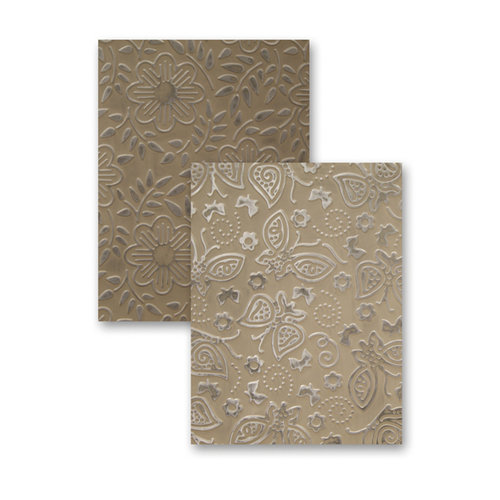 Spellbinders - M-Bossabilities Collection - Embossing Folders - Garden Delight