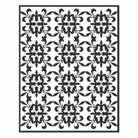Spellbinders - Impressabilities Collection - Embossing Templates - Fleur de Lis Pattern