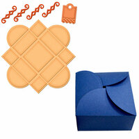 Spellbinders - Grand Box Collection - Die Cutting and Embossing Templates - Square Petal Top Box