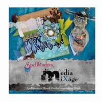 Spellbinders - Media Mixage Collection - Spellbinders Mixed Media Inspiration Idea Book
