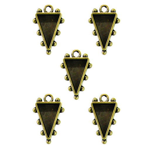 Spellbinders - Media Mixage Collection - Bezels - Triangles One - Bronze - 5pk