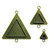 Spellbinders - Media Mixage Collection - Bezels - Triangles Two - Bronze