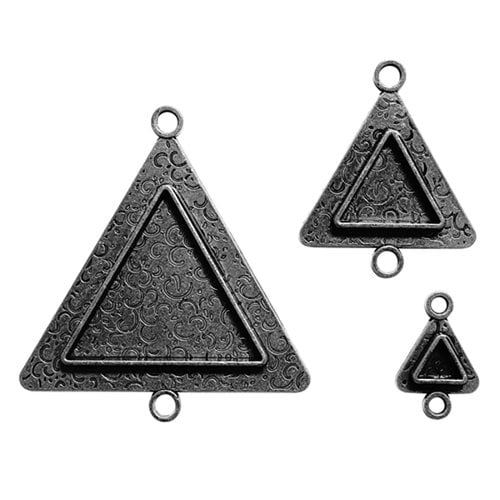 Spellbinders - Media Mixage Collection - Bezels - Triangles Two - Silver