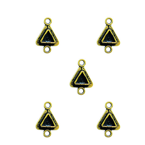 Spellbinders - Media Mixage Collection - Bezels - Triangles Two - Bronze - 5pk
