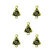 Spellbinders - Media Mixage Collection - Bezels - Triangles Three - Bronze - 5pk