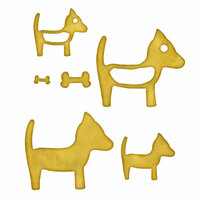 Spellbinders - Media Mixage Collection - Metal Blanks - Dogs One
