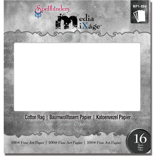 Spellbinders - Media Mixage Collection - Fine Art Paper Cotton Rag