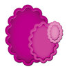 Spellbinders - Presto Punch - Die Cutting and Embossing Template - Scalloped Ovals