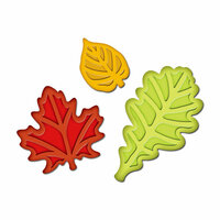 Spellbinders - Presto Punch - Die Cutting and Embossing Template - Fall Leaves