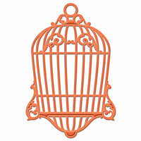 Spellbinders - Shapeabilities Collection - D-Lites - Die Cutting and Embossing Template - Bird Cage Two