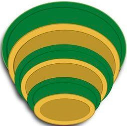 Spellbinders - Nestabilites Collection - Die Cutting and Embossing Template - Petite Ovals Large, CLEARANCE