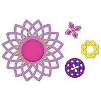 Spellbinders - Shapeabiltities Collection - Die Cutting and Embossing Templates - Lotus Pendants