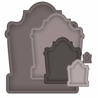 Spellbinders - Nestabilities Collection - Halloween - Die Cutting and Embossing Templates - Nested Tombstones