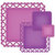 Spellbinders - Nestabilities Collection - Die Cutting and Embossing Templates - Heart Squares