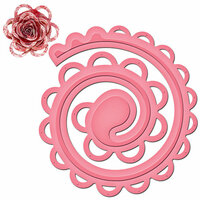 Spellbinders - Shapeabilities Collection - Die Cutting and Embossing Templates - Spiral Blossom Two