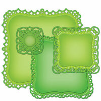 Spellbinders - Nestabilities Collection - Die Cutting and Embossing Templates - Decorative Labels One