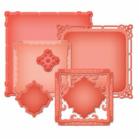 Spellbinders - Nestabilities Collection - Die Cutting and Embossing Templates - Majestic Elements - Marvelous Squares