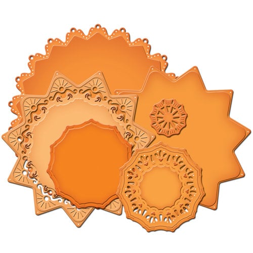 Spellbinders - Nestabilities Collection - Die Cutting and Embossing Templates - Majestic Elements - Exquisite Circles
