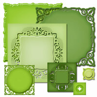 Spellbinders - Nestabilities Collection - Die Cutting and Embossing Templates - Adorning Squares