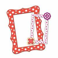 Spellbinders - Frameabilities Collection - Die Cutting and Embossing Templates - Polka Dot Frame, CLEARANCE