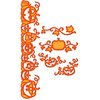 Spellbinders - Shapeabilities Collection - Halloween - Die Cutting and Embossing Templates - Pumpkin Accents